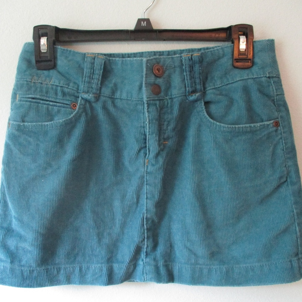 American Eagle Blue Corduory Skirt